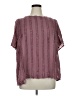 Everleigh Burgundy Short Sleeve Blouse Size 1X - photo 1