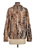 St. John 100% Polyester Animal Print Brown Jacket Size S - photo 2