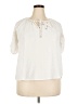 Adrienne Vittadini Ivory 3/4 Sleeve Blouse Size 2X - photo 1