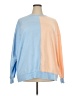 Flirtitude Color Block Blue Sweatshirt Size XXL - photo 1