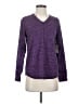 St. John's Bay 100% Polyester Purple Long Sleeve Top Size XS - photo 1