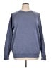 Assorted Brands 100% Polyester Solid Blue Sweatshirt Size XL - photo 1