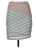Mystree Stripes Gray Casual Skirt Size S - photo 1