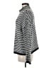 By Anthropologie Stripes Silver Gray Turtleneck Sweater Size M - photo 5