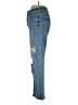 Express Color Block Blue Jeans Size 10 - photo 5