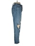 Express Color Block Blue Jeans Size 10 - photo 4