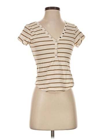 Pilcro Short Sleeve Henley (view 1)