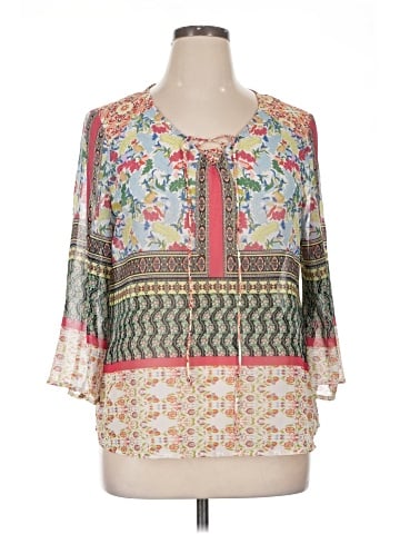 New Directions 3/4 Sleeve Blouse (view 1)