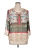 New Directions 100% Polyester Ivory 3/4 Sleeve Blouse Size XL (petite) - photo 1