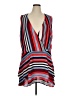 Coogi 100% Polyester Stripes Red Casual Dress Size 12 - photo 1