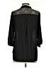 Hollywould 100% Polyester Black 3/4 Sleeve Blouse Size S - photo 2