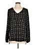 Neiman Marcus Black Long Sleeve Blouse Size L - photo 1