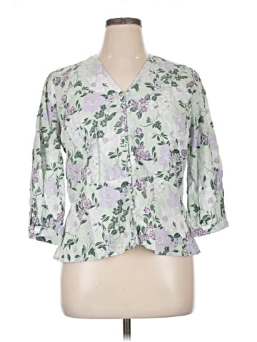 Liz Claiborne 3/4 Sleeve Blouse (view 1)