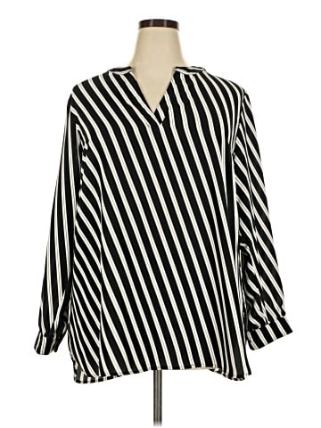 Anne Klein Long Sleeve Blouse (view 1)
