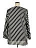Anne Klein 100% Polyester Stripes Black Long Sleeve Blouse Size 2X - photo 2