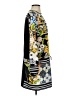 Clover Canyon Print Yellow Gray Casual Dress Size S - photo 4