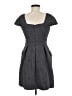 BCBGeneration Chevron-herringbone Gray Cocktail Dress Size 6 - photo 2