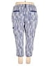 Chico's Print Blue Casual Pants Size XXL (4) - photo 2