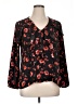 New Directions 100% Polyester Black 3/4 Sleeve Blouse Size XL (petite) - photo 1