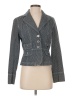 Ann Taylor LOFT Stripes Gray Blazer Size 4 - photo 1
