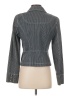 Ann Taylor LOFT Stripes Gray Blazer Size 4 - photo 2