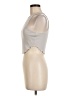 Brooklyn Karma Silver Sleeveless Top Size M - photo 5