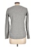 Pink Clover 100% Polyester Metallic Silver Pullover Sweater Size S - photo 2
