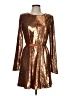 Ramy Brook Metallic Gold Cocktail Dress Size M - photo 1