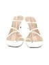 Villa Rouge White Silver Sandals Size 8 1/2 - photo 2
