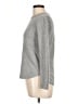 Pink Clover 100% Polyester Metallic Silver Pullover Sweater Size S - photo 5
