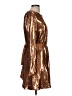 Ramy Brook Metallic Gold Cocktail Dress Size M - photo 4