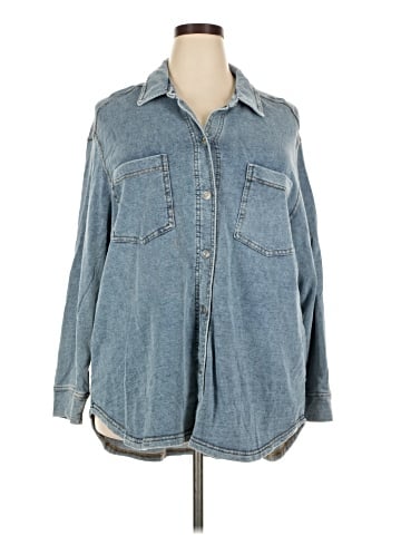 Jane and Delancey Long Sleeve Button-Down Shirt (view 1)