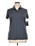 Nike 100% Polyester Gray Short Sleeve Polo Size XL - photo 1
