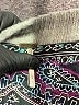 Free People 100% Polyester Plaid Gray Cardigan Size L - photo 7