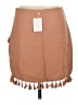 Fate Solid Tan Casual Skirt Size M - photo 2