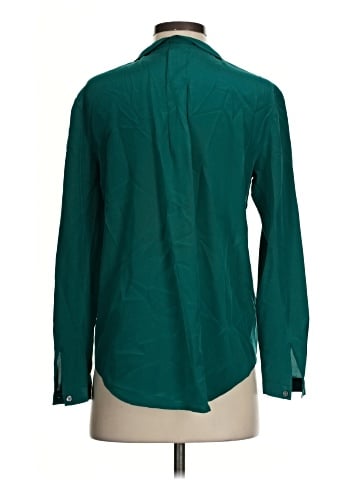 Ann Taylor Long Sleeve Silk Top (view 2)