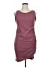 Leith Solid Burgundy Casual Dress Size 1X - photo 1