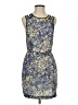 Isabel Lu 100% Polyester Print Blue Cocktail Dress Size S - photo 1