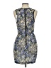 Isabel Lu 100% Polyester Print Blue Cocktail Dress Size S - photo 2