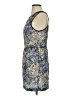 Isabel Lu 100% Polyester Print Blue Cocktail Dress Size S - photo 5