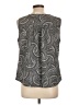 Croft & Barrow 100% Polyester Gray Sleeveless Blouse Size L - photo 2