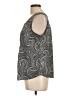 Croft & Barrow 100% Polyester Gray Sleeveless Blouse Size L - photo 5