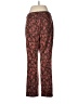 Per Se By Carlisle Paisley Orange Red Casual Pants Size 8 - photo 2
