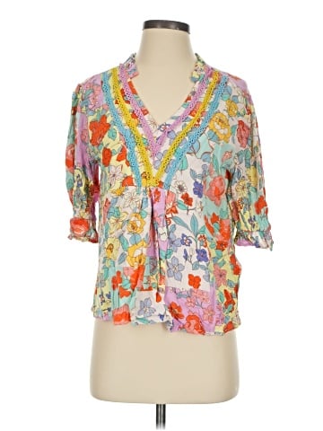 Fate 3/4 Sleeve Blouse (view 1)