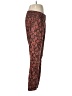 Per Se By Carlisle Paisley Orange Red Casual Pants Size 8 - photo 4