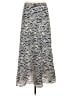 Old Navy 100% Polyester Animal Print Silver Casual Skirt Size 4 - photo 1
