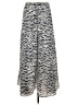 Old Navy 100% Polyester Animal Print Silver Casual Skirt Size 4 - photo 2