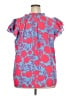 Sugarlips 100% Polyester Blue Short Sleeve Blouse Size 2X - photo 2