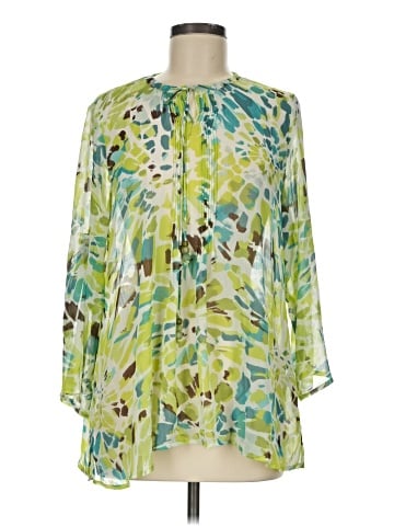 Susan Graver 3/4 Sleeve Blouse (view 1)