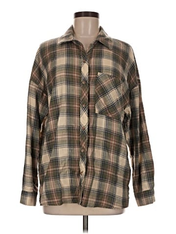 Be Cool Long Sleeve Button-Down Shirt (view 1)